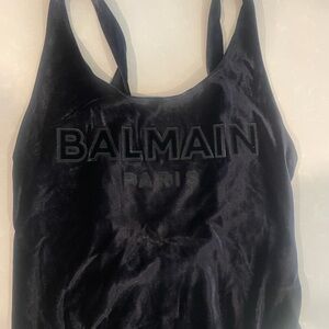 Balmain Midnight Black One Piece - Size 38 *Never Worn